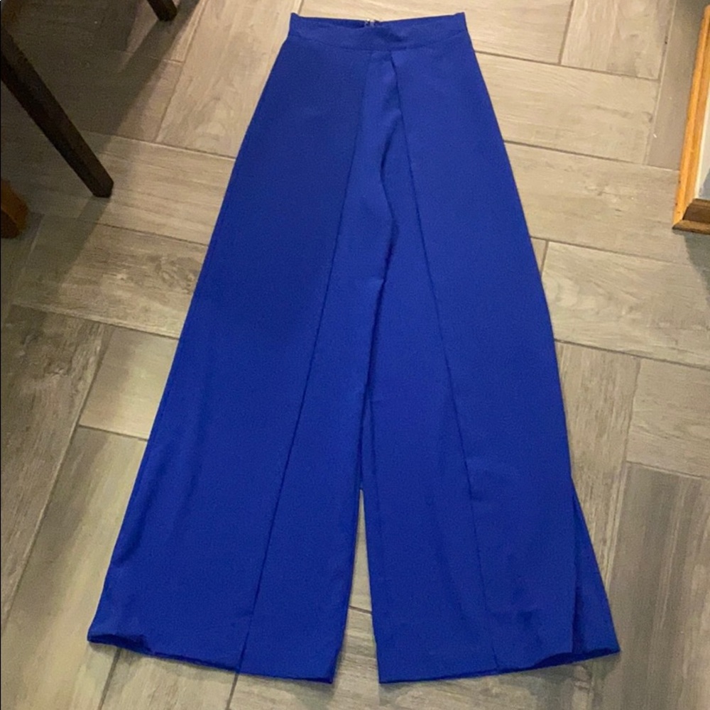 CQ by QC pleated wide leg pants NWOT - Picture 4 of 8